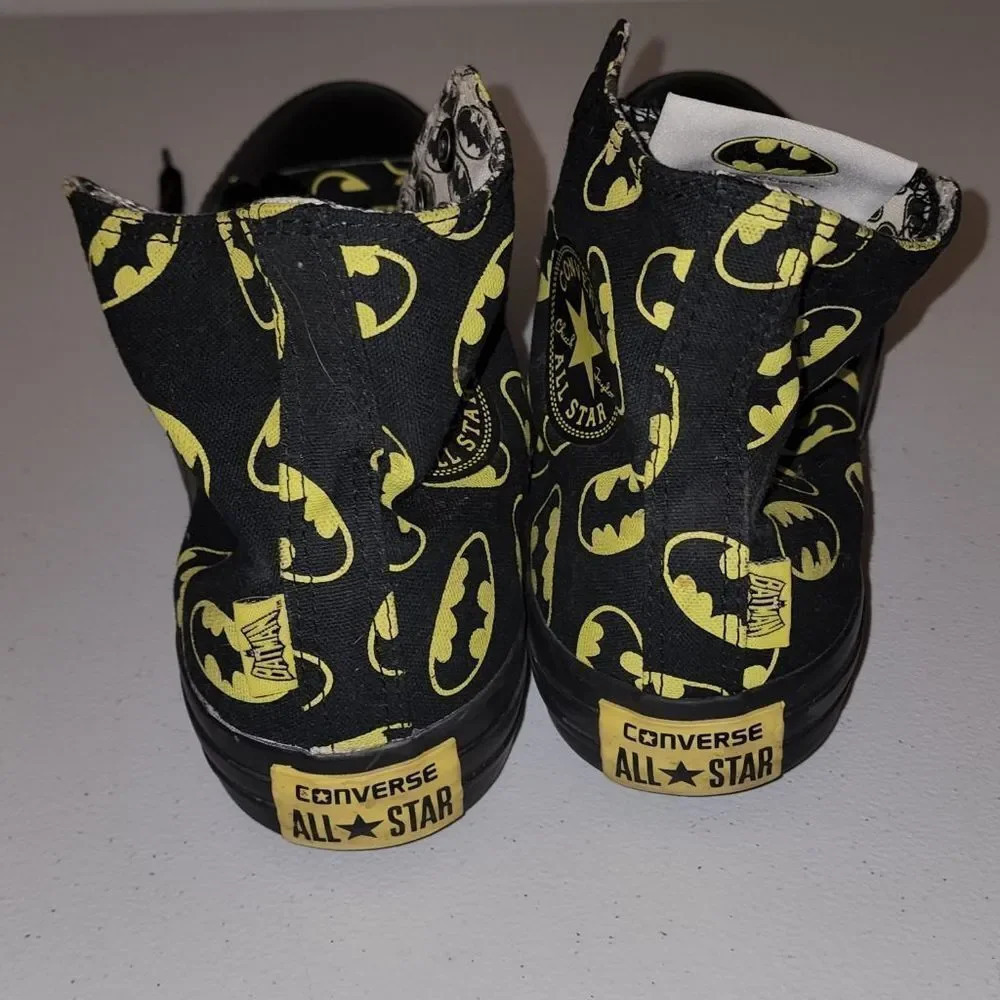 Converse All Star DC Batman Hi Top Sneakers Mens 8 Womens‎ 10 - Picture 4 of 8